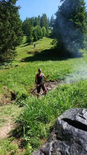 Arbeitstag 29.06.19Feuermeister Beni