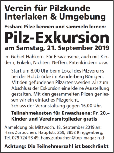 Pilz-Exkursion